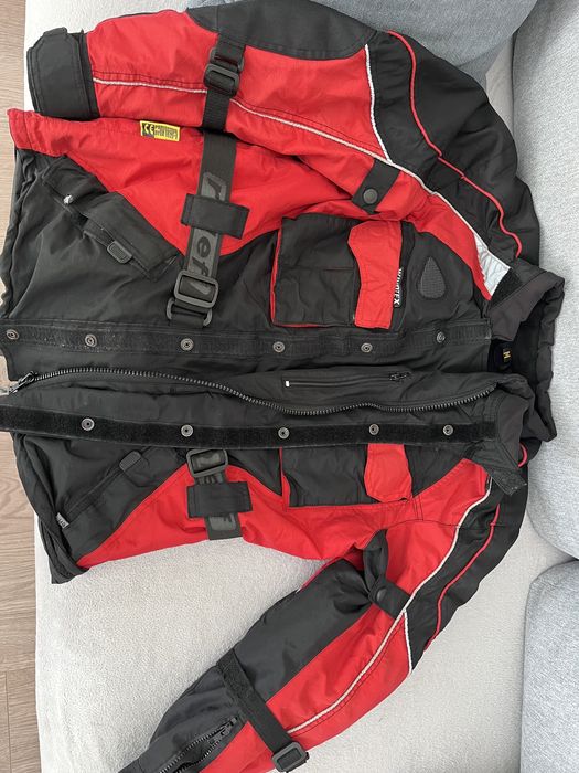 Текстилно яке за мотоциклет, протектори, размер М