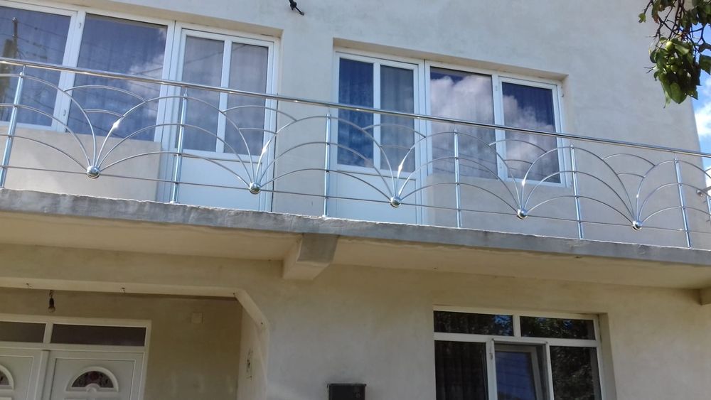 Balustrade inox.