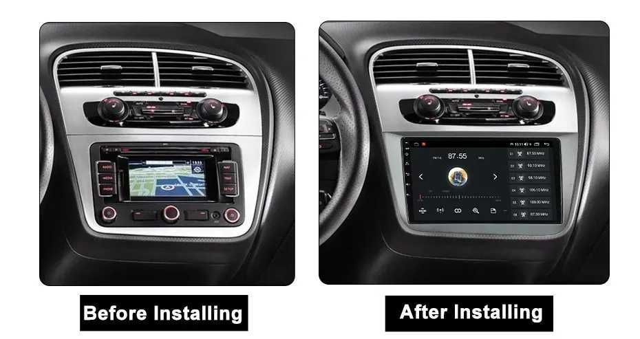 NAVIGATIE Android 14 SEAT Altea  2017-2020 1/8 Gb Waze CarPlay +CAMERA