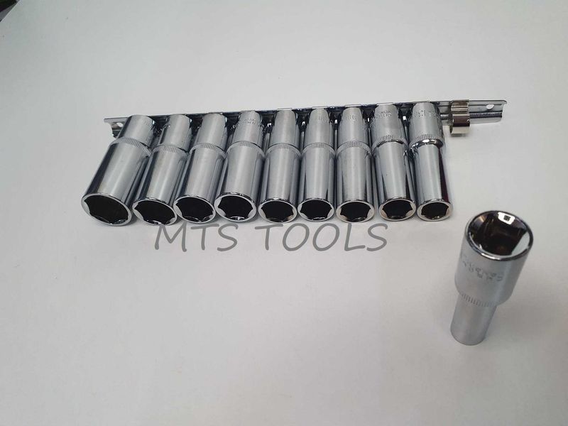 Set tubulare lungi 1/2 ” 10 piese chrome vanadium