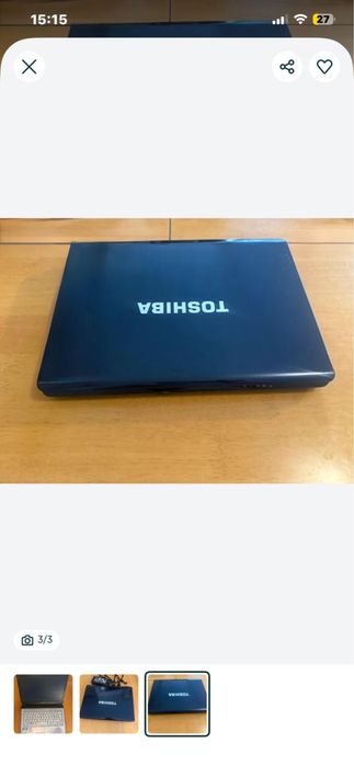 Обмен ноутбука Toshiba