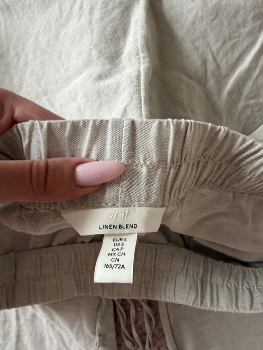 Ленен панталон H&M