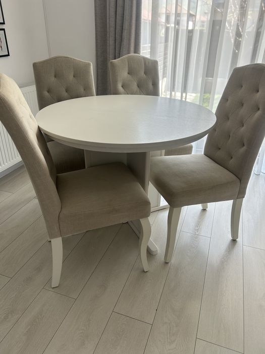Scaune dining elegante, stil clasic, capitonate (tip Chesterfield)