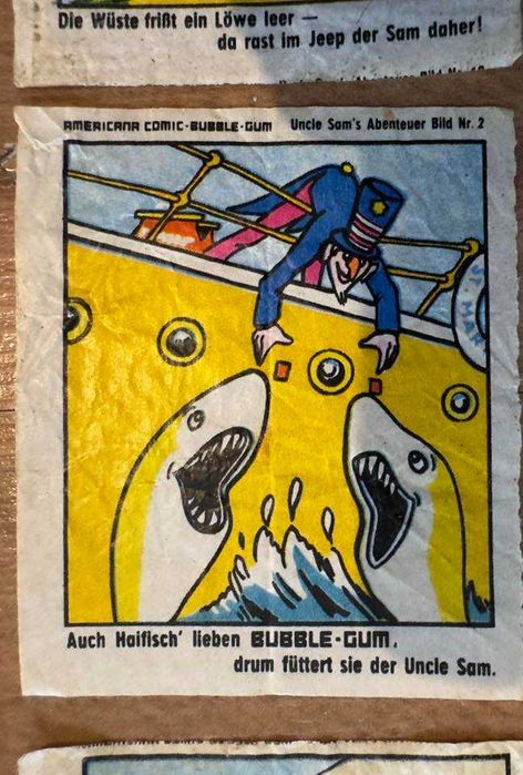 Картинки от дъвки Uncle Sam Americanа Comic Комикс