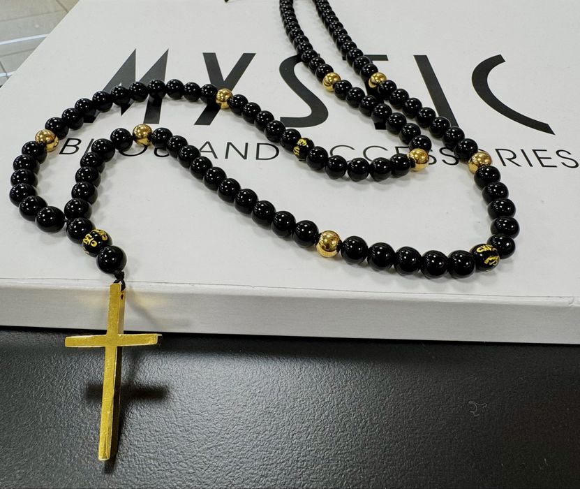 Мъжка броеница от естествени камъни