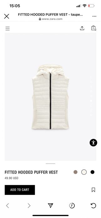 В наличии Zara безрукавка (оригинал)