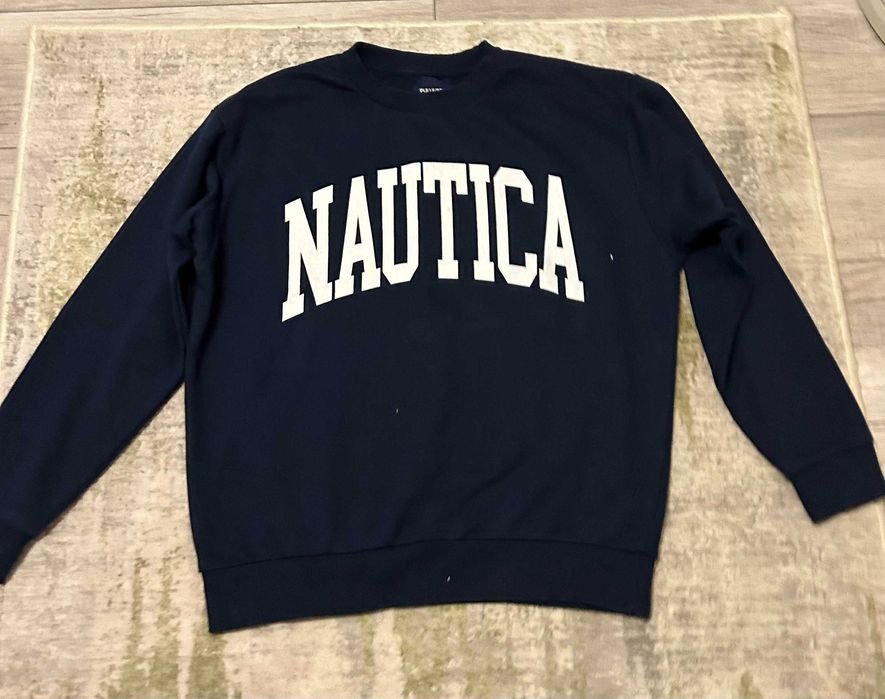 pulover vintage albastru