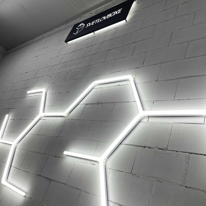 светильник для гаража (соты)