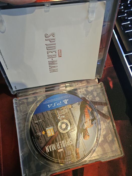 PS4 игра Spider-man special edition STEEL BOOK