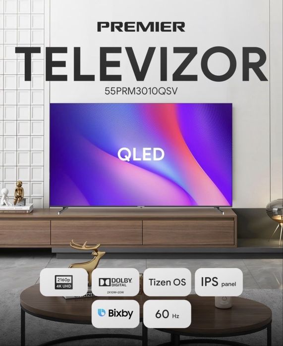 Телевизор Premier 4K Ultra HD QLED