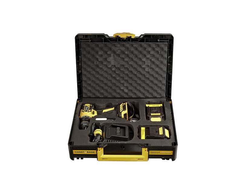 Дрель аккумуляторная б/щ Hanskonner,65Нм,КейсHANSTORAGE,18В,2хАкб,зрд.