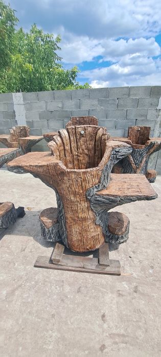 Градинска мивка от щампован бетон