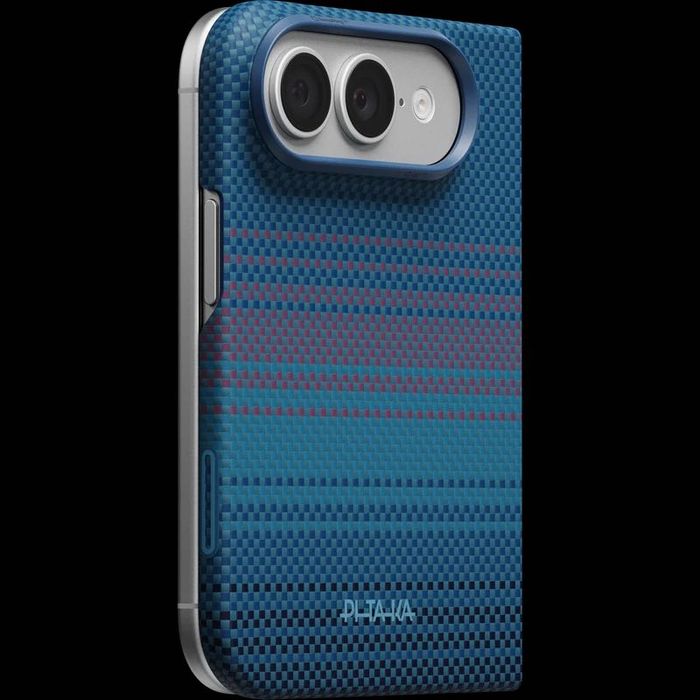 Карбонов Калъф с MagSafe Pitaka Edge Case Over the Horizon 2.0 за iPhone Duo – Moonrise
