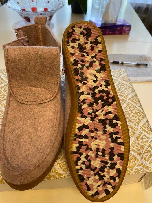 Полусапоги войлочные