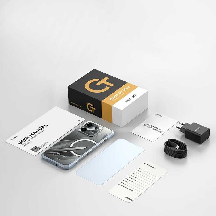 Doogee Blade GT Play 5G 20GB RAM 256GB ROM, Ултра тънък, с IP68 защита