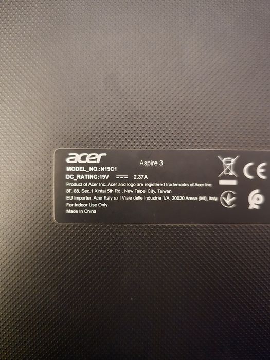Laptop/Notebook Acer Aspire 3 A315-56