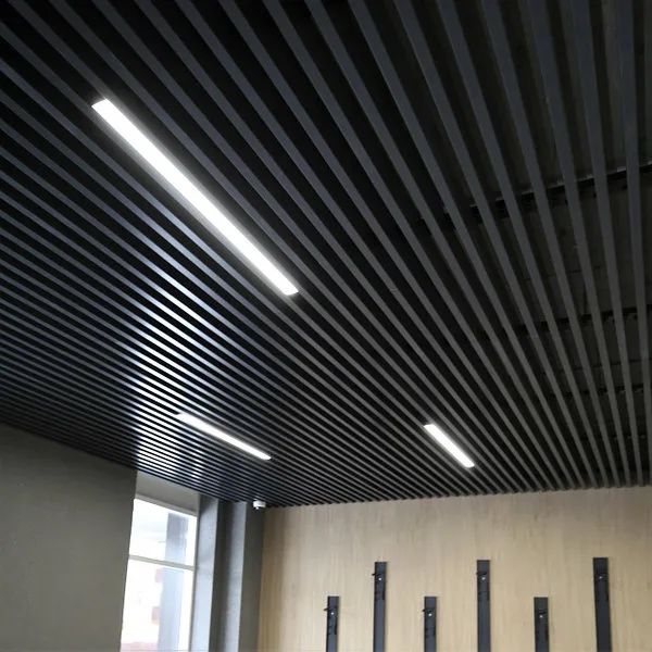 Реечный потолок грильято армстронг