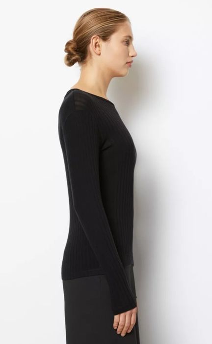 лонгслив в рубчик