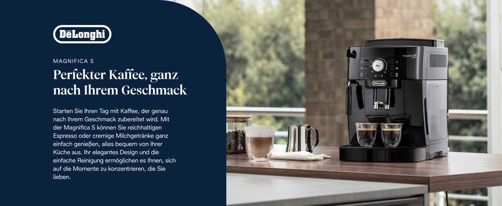 Продавам нова кафемашина DeLonghi Magnifica S