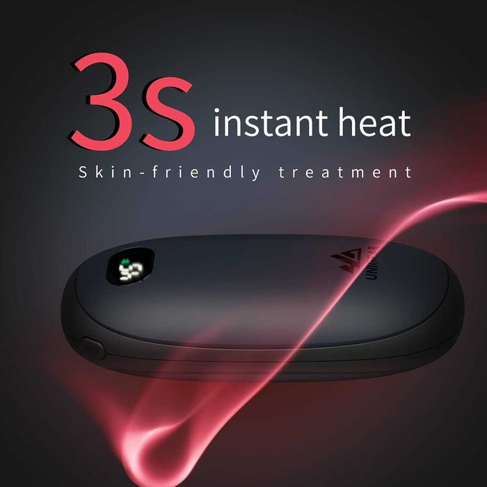 Комплект 2 броя електрически джобни грейки UNIGEAR 5200mAh с дисплей