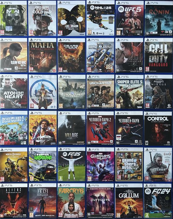 Игры на дисках пс5 пс4