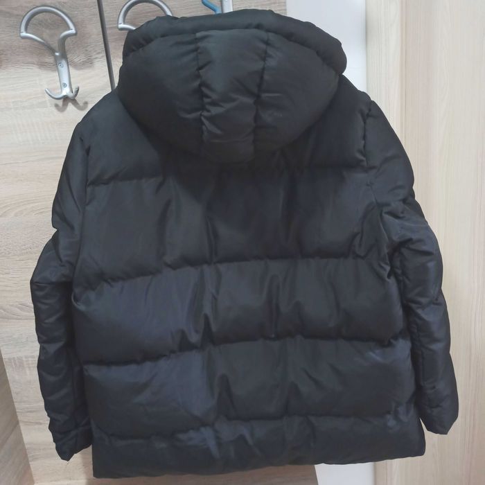 Geaca de iarna femei, cu gluga, marime L/40, negru, noua