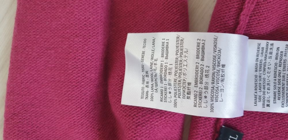 Gucci Wool Made in Italy Womens Size  L / XL ОРИГИНАЛ! Дамски Пуловер!