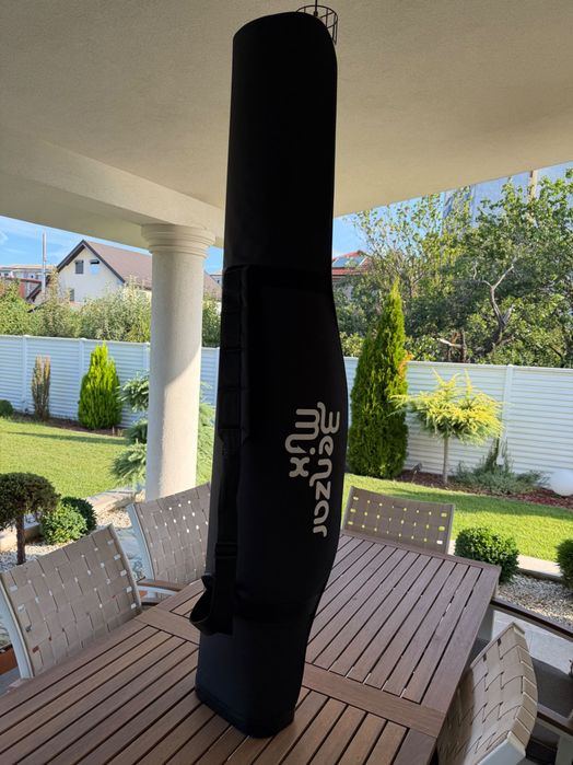 Husa lansete Benzar Mix Rod Case, 3 compartimente, 145cm