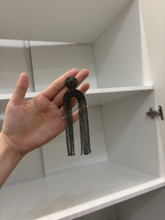 Серьги вечерные на выпускной