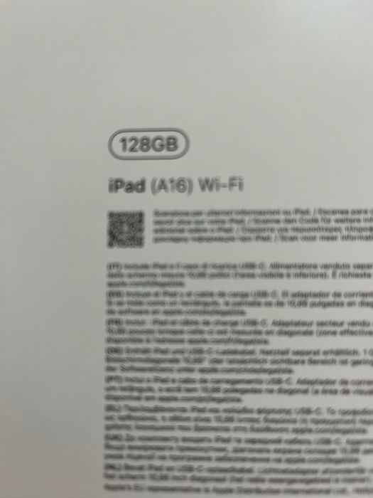 Продается iPad A16,