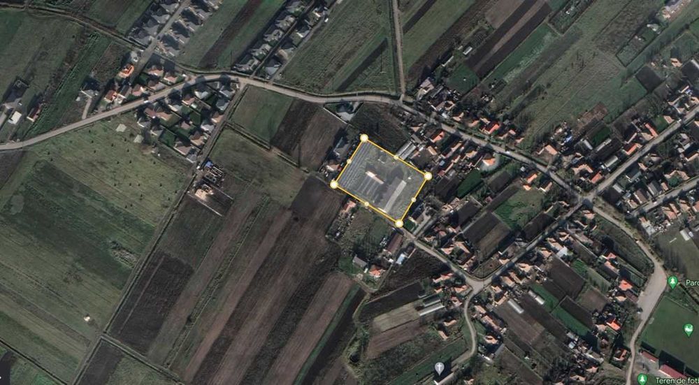 Teren INTRAVILAN 7200 mp + hală 500 mp Jucu de Mijloc si casa locuit | utilități | asfalt | parcelabil | investiție