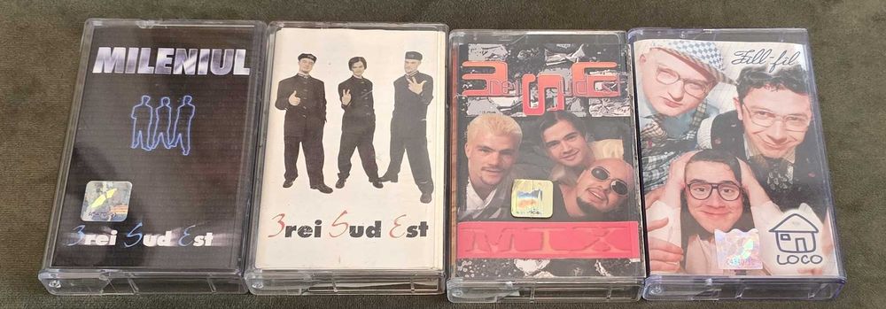 Casete audio cu muzică ușoară străină și românească