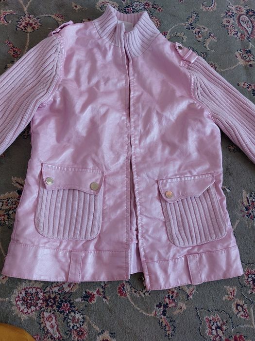 Куртка осенняя для девочек экокожа