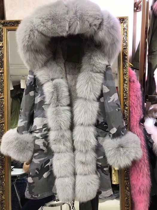 Geaca Parka/blana naturală 100% orice culoare,orice mărime disponibila