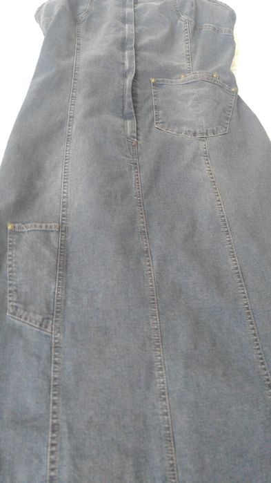 Сарафан джинсовый длинный