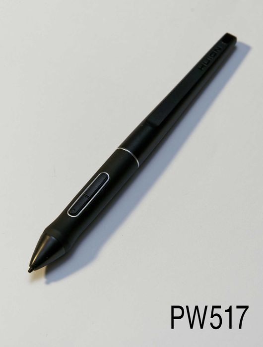 Stilou HUION PW517 PenTech3.0 fără baterie +5 capete suave și standard