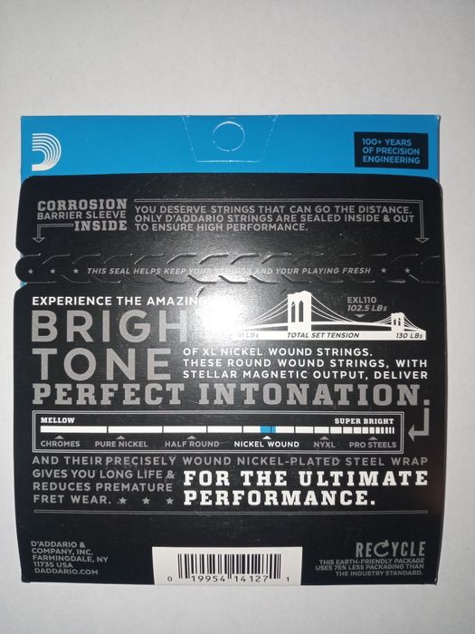 Струны для гитары D'Addario