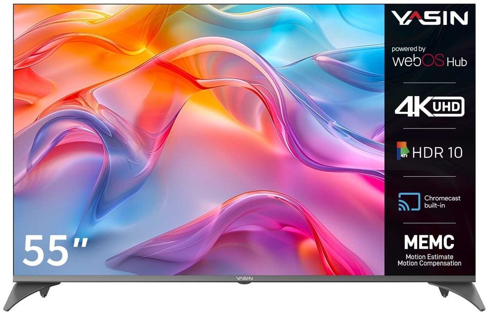 Телевизор Yasin Led 55UD81 140 см черный