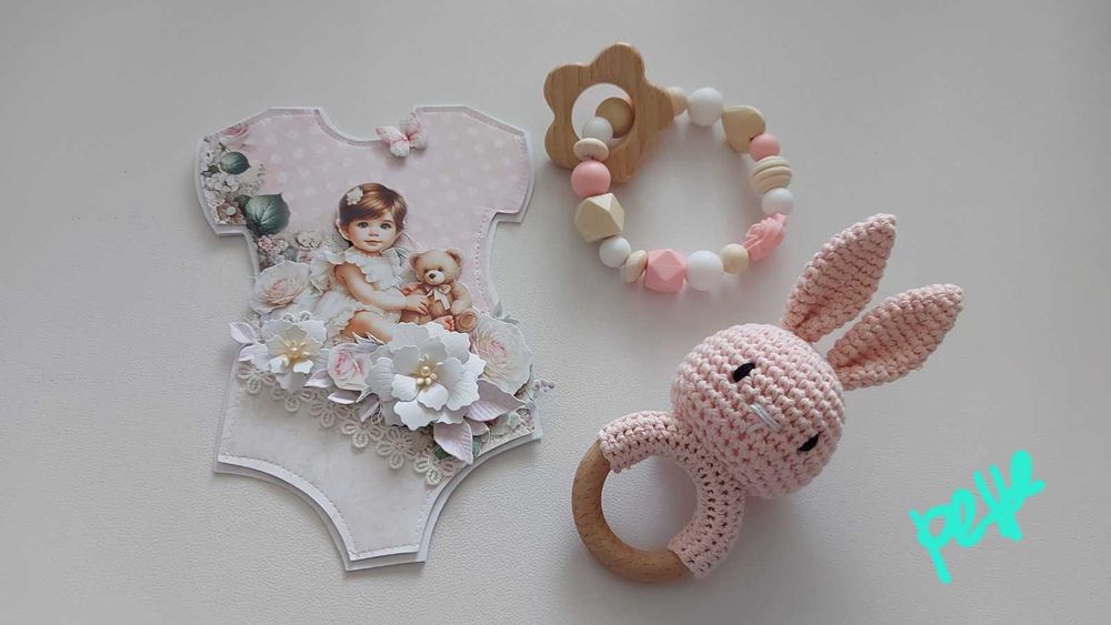 Персонализиран клипс за биберони, гердан за кърмене, гривна дъвкалка