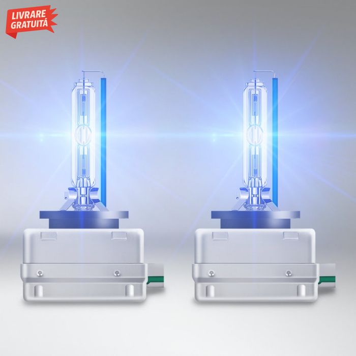 Set 2 Becuri Auto Xenon OSRAM XENARC COOL BLUE INTENSE NEXT GEN D3S HI