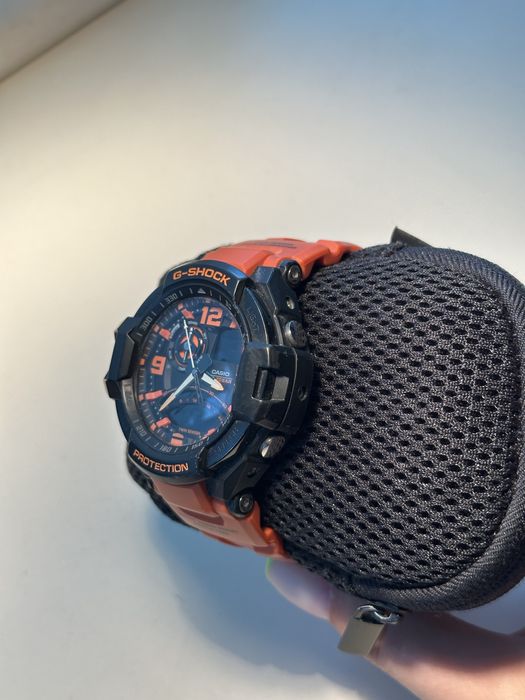 CASIO GA-1000-4A G-SHOCK SKY COCKPIT Quartz Orange Black