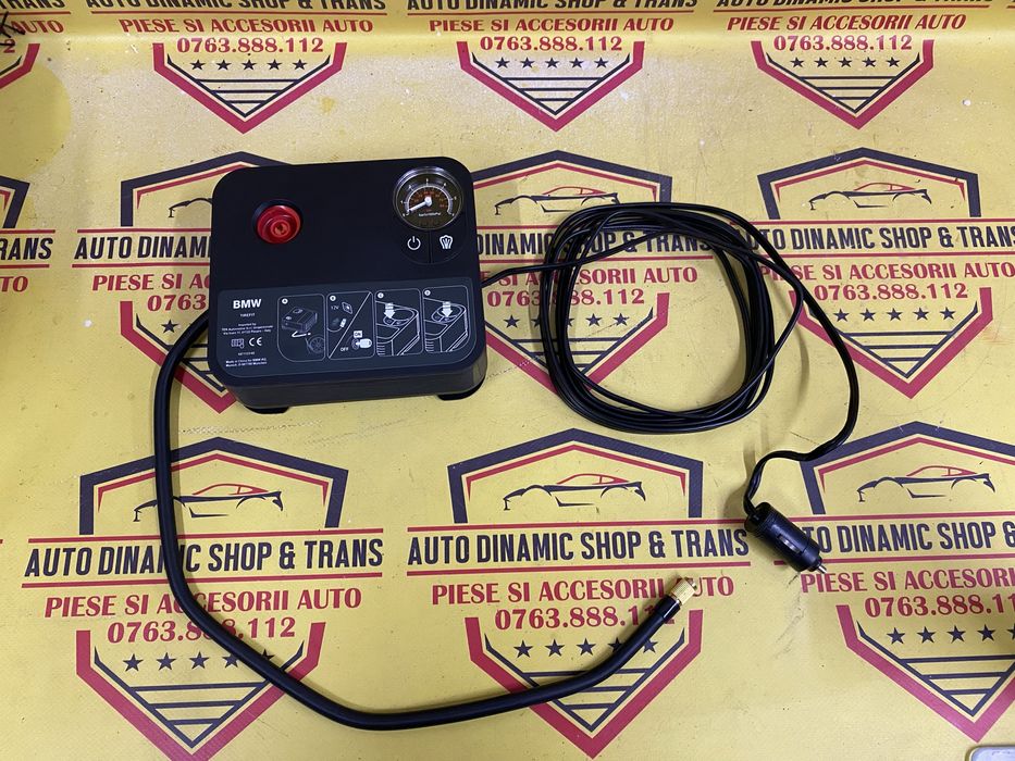 Compresor auto umflat roti masina original BMW 180 W 12V 6871123-02