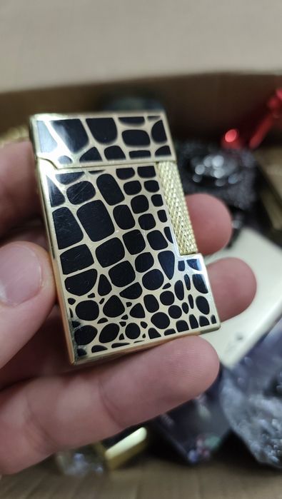 Bricheta premium cu doua flăcări, stil  St Dupont