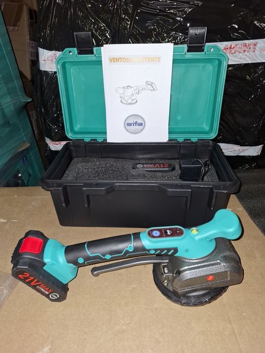 Sifa ventuza vibrator profesional cu baterie 21 V pentru gresie