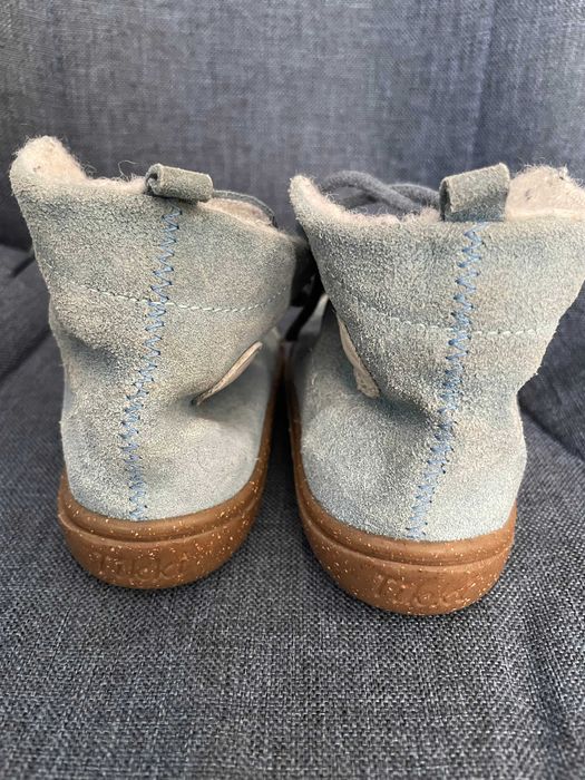 Ghete de iarna Tikki piele naturala, marimea 23