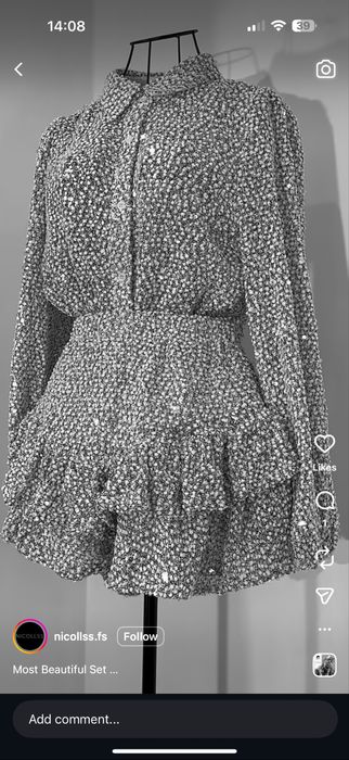 Комплект риза и къси панталонки тип пола