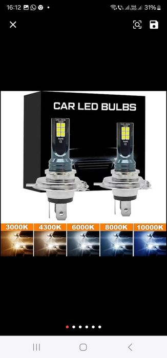 Lămpi auto set H4 LED