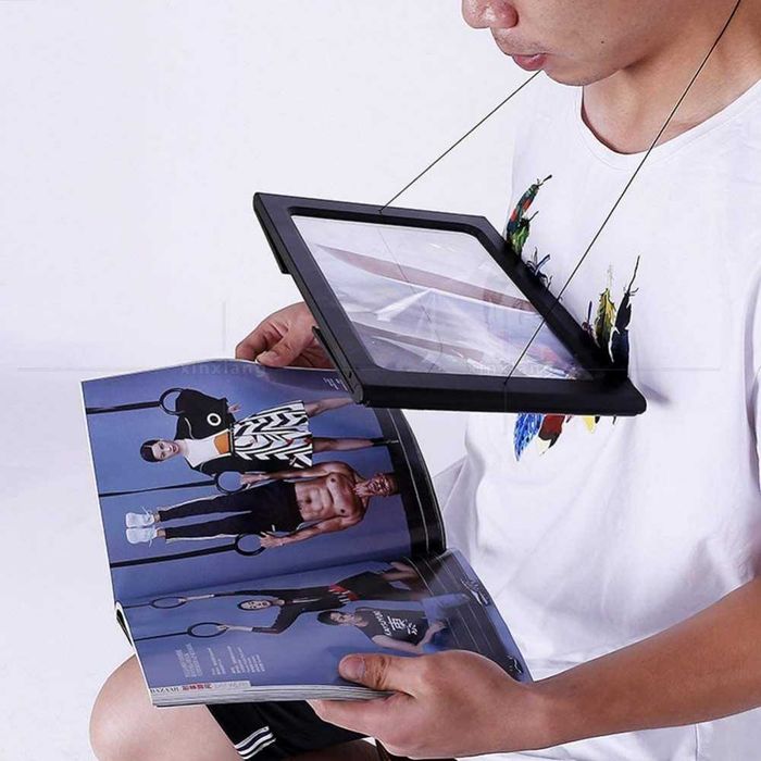 Лупа за четене с LED осветление Hands Free Magnifier А4 увеличителна