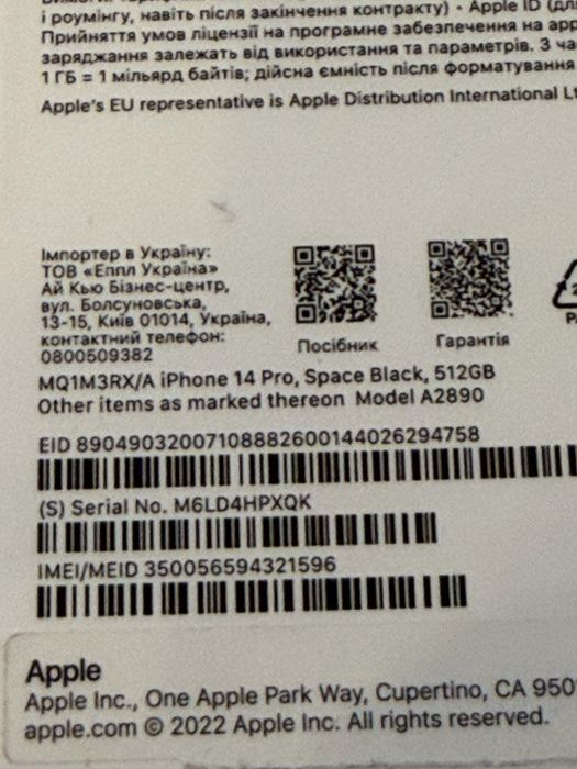 Iphone 14 PRO 512 GB    Utilizat stare foarte buna .