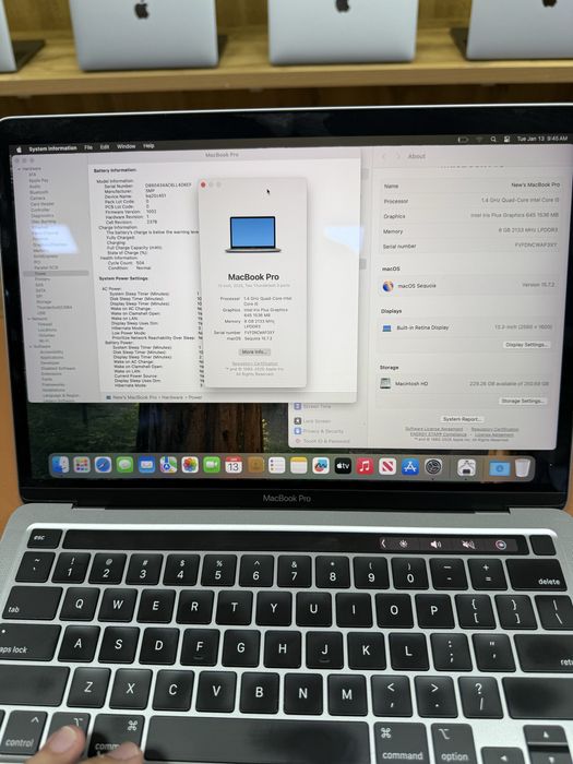 MacBook Pro 2020/512 GB 13 inch